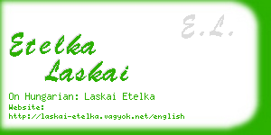 etelka laskai business card